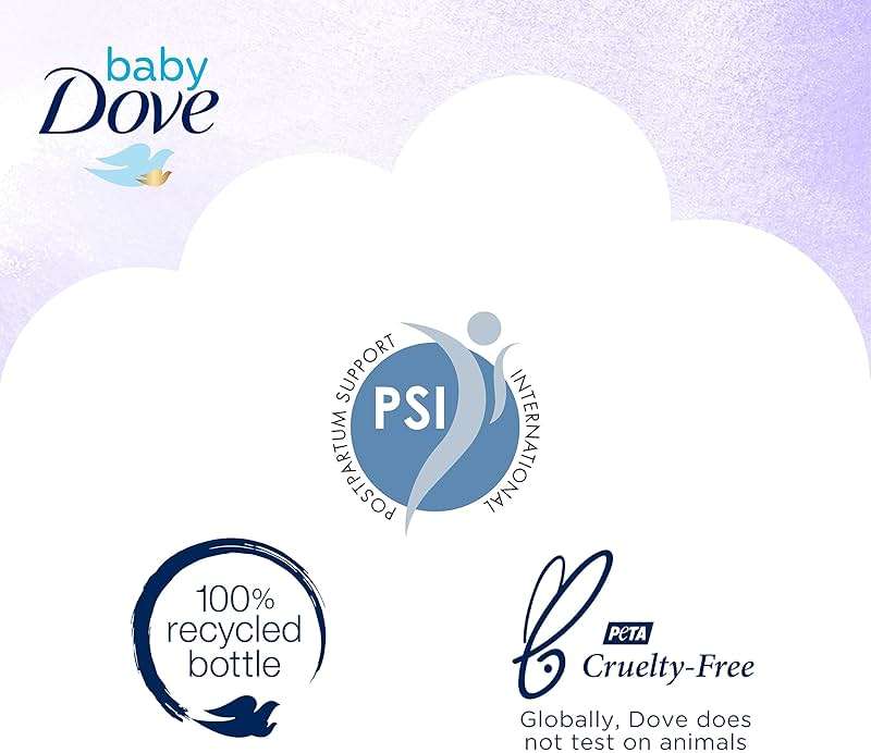 Baby Dove Sensitive Skin Care Baby Wash For a Calming Moisture Hypoallergenic and Tear-Free, Washes Away Bacteria, Chamomile, 13 Fl Oz - Image 9