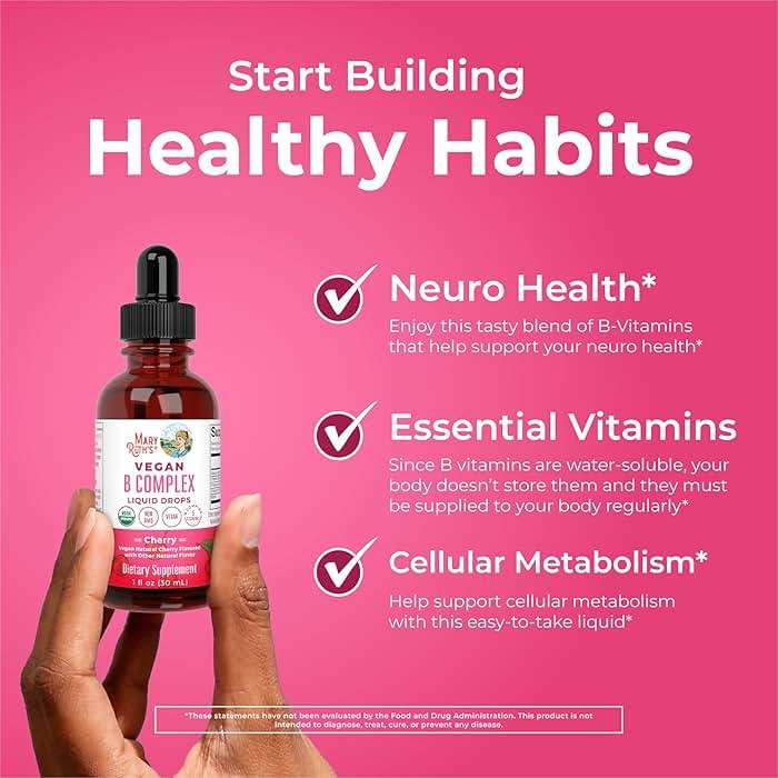 MaryRuth Organics Vitamin B Complex | B Vitamins Complex | Biotin | Vitamin B12 | Niacin | Folate | Metabolic Support Supplement | Vegan | USDA Organic | Non-GMO | Gluten Free | 2 Month Supply - Image 5
