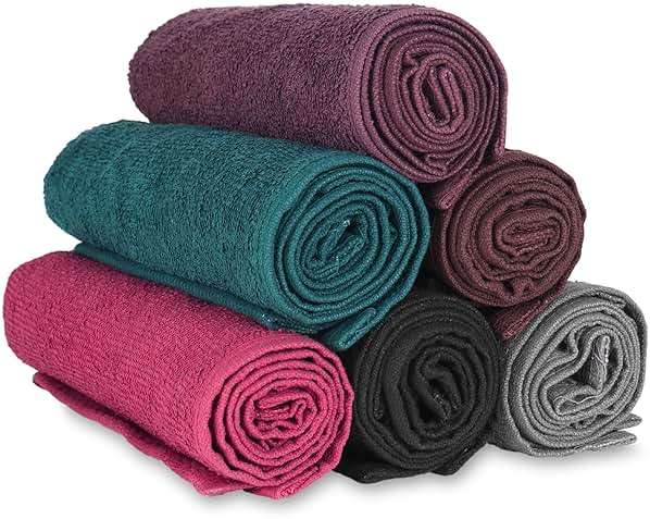 Arkwright Bleach Resistant Salon Towels 12 Pack - 100% Cotton Hair Towels, Soft, Absorbent, Quick Dry Spa & Barber Towels for Hair Stylist, Nail Salon & Esthetician, 16 x 27, Black - Image 8
