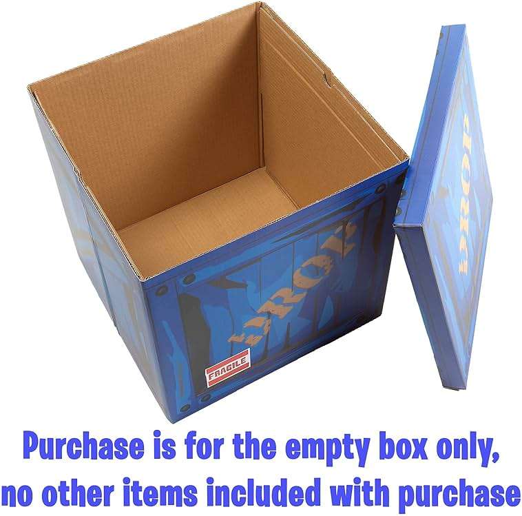 CAMP LINER Loot Drop Box – Large 14”x14”x14” Cardboard Box | Fun Party Decor & Storage Cube, Easy Assembly - Image 5