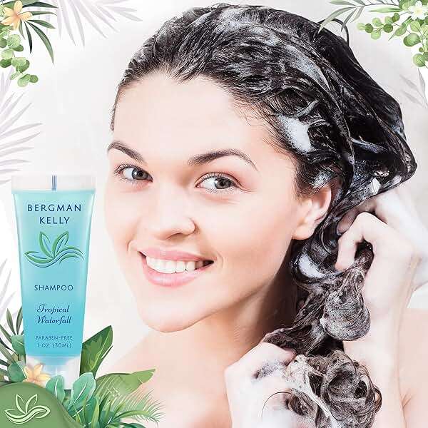 Bergman Kelly - Travel Shampoo and Conditioner Set - 1 fl oz, 100 Pieces, Tropical Waterfall - Delight Your Guests with Invigorating and Refreshing Hotel Toiletries and Guest Hospitality in Bulk - Image 5