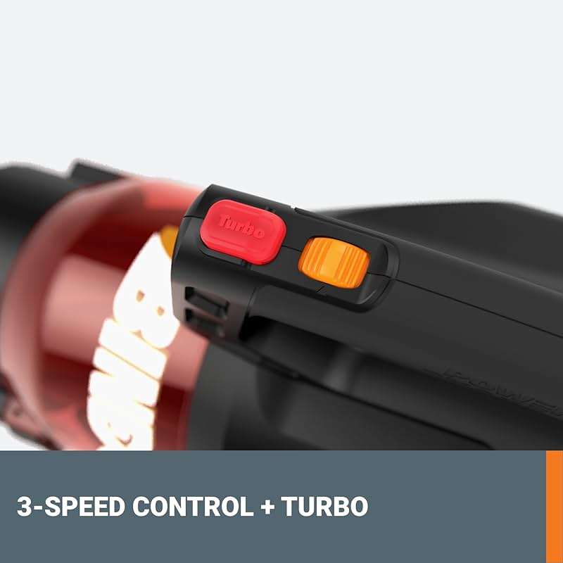 WORX Cordless Leaf Blower, Electric Blower for Lawn Care wth Brushless Motor, 2 × 2.5 Ah Batteries & Charger Included, WG584 - Image 8