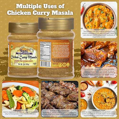 Rani Chicken Curry Masala Indian 13-Spice Blend 3oz (85g) PET Jar ~ All Natural | Vegan | No Colors | Gluten Friendly | NON-GMO | Indian Origin - Image 3