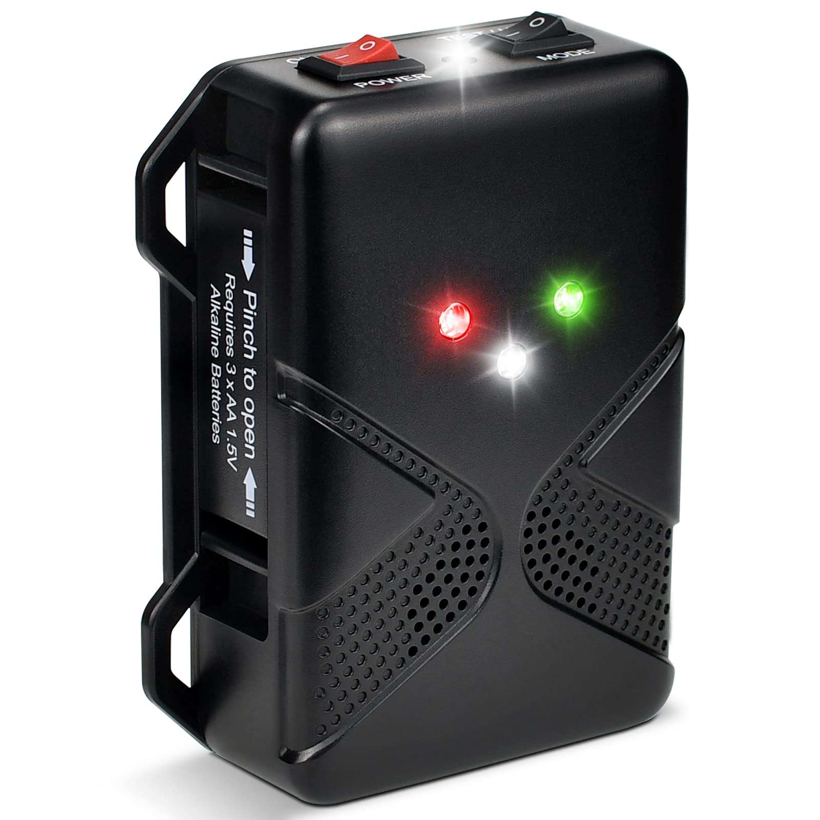 Loraffe Under Hood Animal Repeller Battery Operated Rodent Repellent Ultrasonic Rat Deterrent Keep Mice Away from Car Automotive Vehicle Pest Control - Image 1