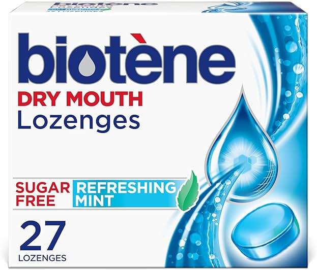 Biotene Dry Mouth Lozenges for Dry Mouth and Fresh Breath, Dry Mouth Relief and Breath Freshener, Refreshing Mint - 27 Count - Image 1