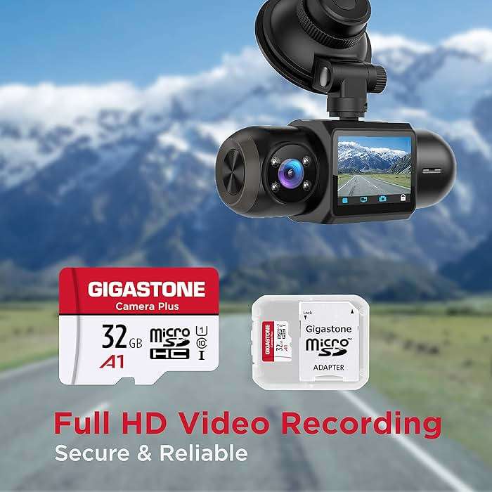 GIGASTONE 32GB Micro SD Card 5-Pack, MicroSDHC Memory Cards for Security Cameras, Wyze Cam, Roku, Full HD Video Recording, UHS-I U1 A1 Class 10, up to 90MB/s, with Adapter - Image 5