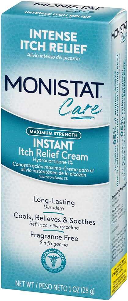 Monistat Instant Itch Relief Cream for Women, Fragrance-Free Formula with Aloe Vera Soothes and Cools Vaginal Itch, 1 Oz, Pack of 2 - Image 12