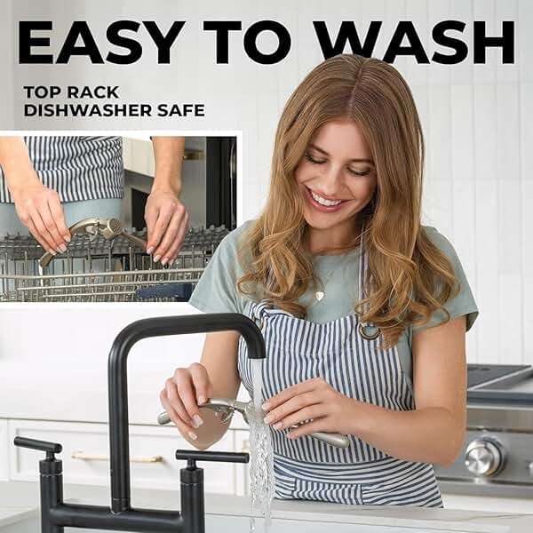 Zulay Kitchen Premium Garlic Press Set - Rust Proof Professional Garlic Mincer Tool - Easy-Squeeze, Easy-Clean with Soft, Ergonomic Handle - Silicone Garlic Peeler & Brush (Silver) - Image 8
