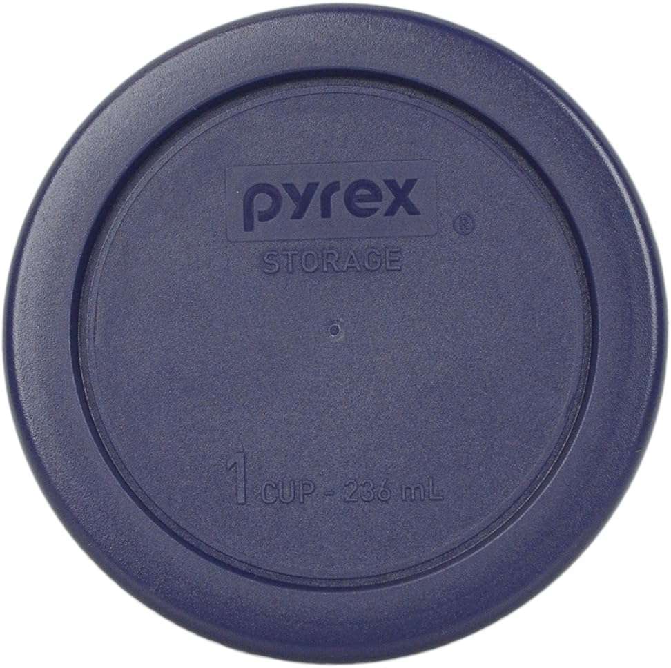 Pyrex (4) 7200-PC 2-Cup & (4) 7201-PC 4-Cup & (4) 7202-PC 1-Cup Blue Food Storage Lids - Made in the USA - Image 3