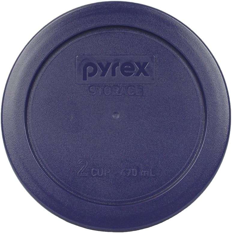 Pyrex (4) 7200-PC 2-Cup & (4) 7201-PC 4-Cup & (4) 7202-PC 1-Cup Blue Food Storage Lids - Made in the USA - Image 4