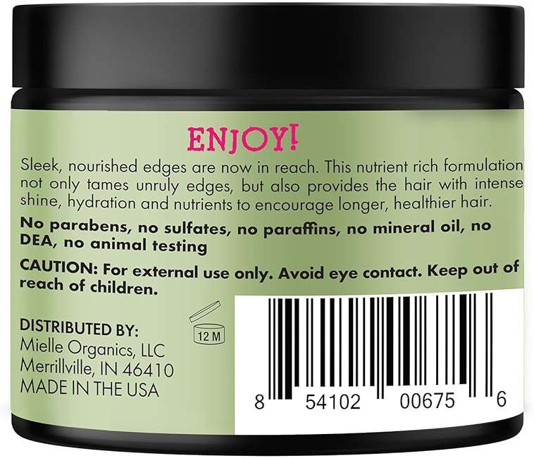 Mielle Organics Rosemary & Mint Edge Control Gel - Strong Hold Hair & Edge Gel for Women & Men - Infused with Biotin, Coconut & Babassu Oil to Encourage Longer, Healthier Hair (2 Fl Oz) - Image 9