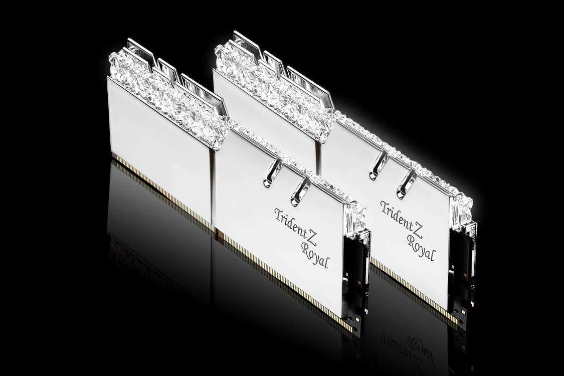 G.SKILL Trident Z Royal Series DDR4 RAM (XMP) 32GB (2x16GB) 3200MT/s CL16-18-18-38 1.35V Intel AMD Desktop Computer Memory U-DIMM - Silver (F4-3200C16D-32GTRS) - Image 6