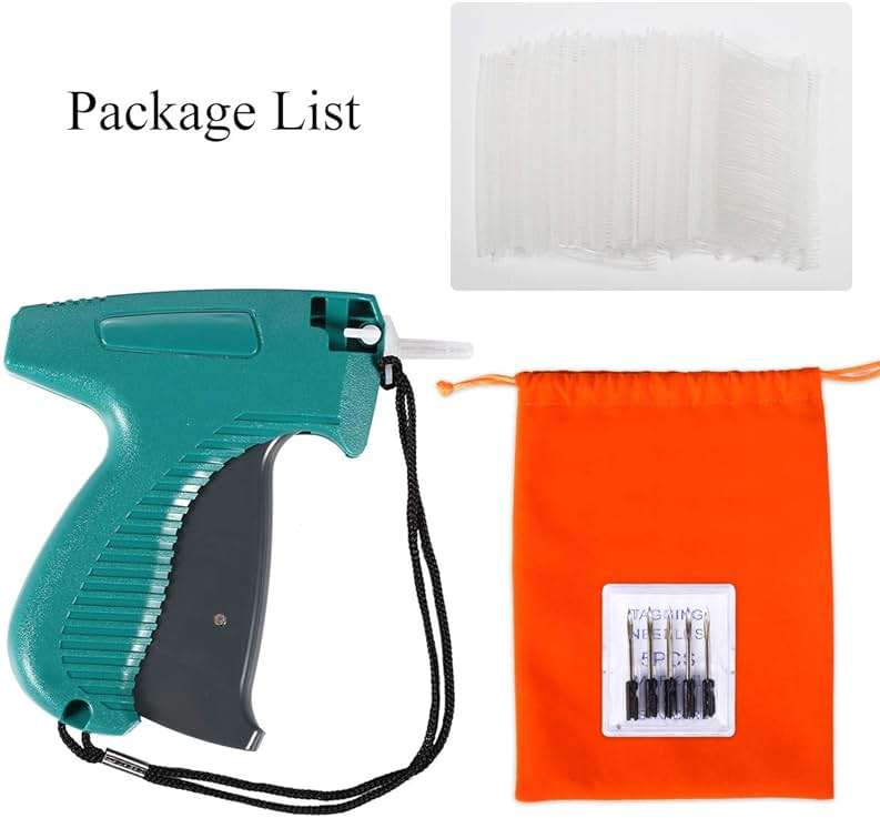 BS ONE Price Tagging Gun for Clothing, Standard Retail Price Tag Attacher Gun for Clothes with 6 Needles & 1000pcs 2" Barbs Fasteners for Store - Image 7