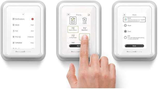 Honeywell Home T9 WIFI Smart Thermostat, Smart Room Sensor Ready, Touchscreen Display, Alexa and Google Assist - Image 15