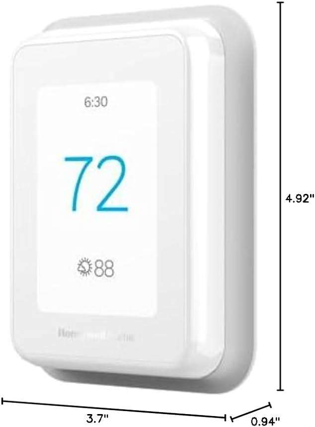 Honeywell Home T9 WIFI Smart Thermostat, Smart Room Sensor Ready, Touchscreen Display, Alexa and Google Assist - Image 3