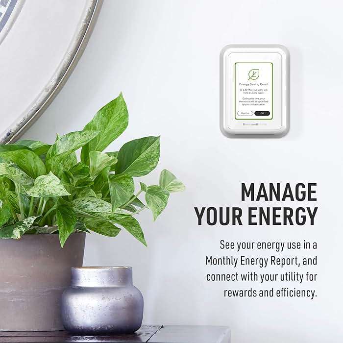 Honeywell Home T9 WIFI Smart Thermostat, Smart Room Sensor Ready, Touchscreen Display, Alexa and Google Assist - Image 8
