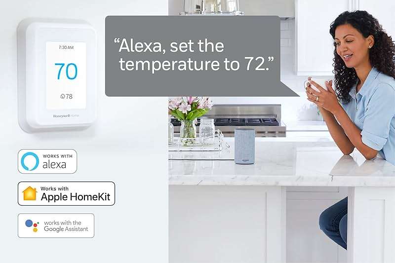 Honeywell Home T9 WiFi Smart Thermostat with 1 Smart Room Sensor, Touchscreen Display, White - Image 11