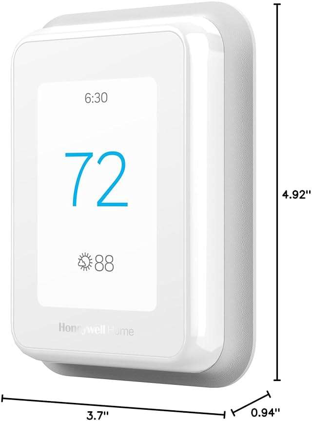 Honeywell Home T9 WiFi Smart Thermostat with 1 Smart Room Sensor, Touchscreen Display, White - Image 3