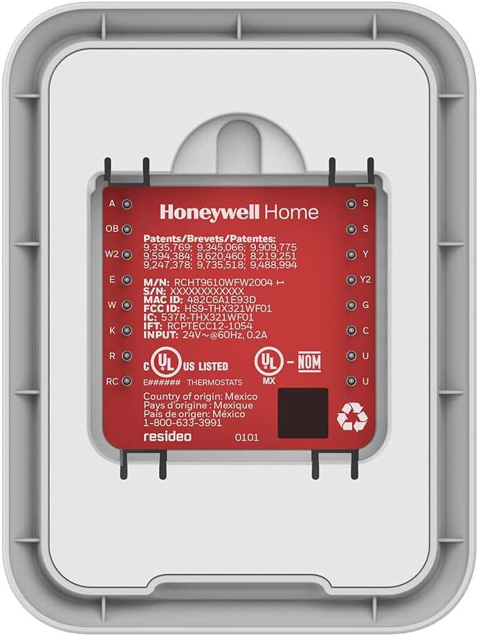 Honeywell Home T9 WiFi Smart Thermostat with 1 Smart Room Sensor, Touchscreen Display, White - Image 6