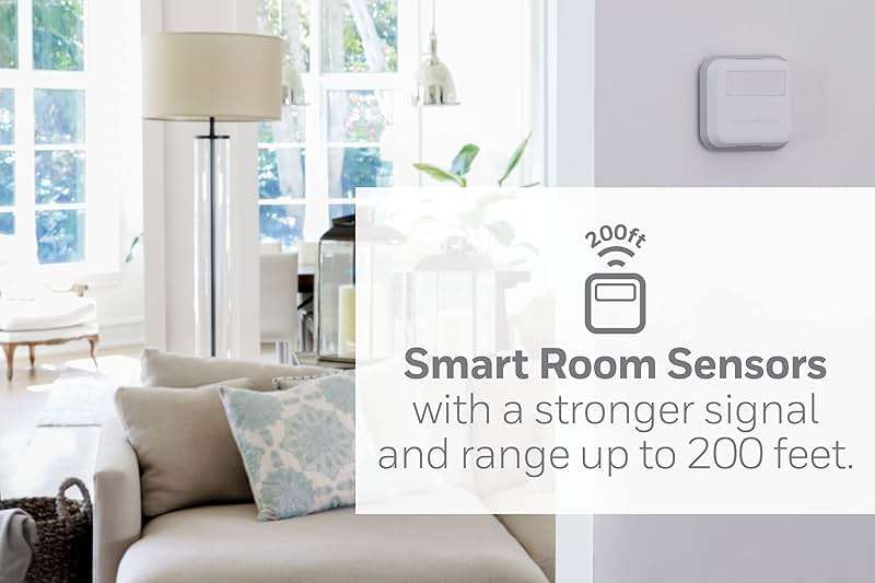 Honeywell Home T9 WiFi Smart Thermostat with 1 Smart Room Sensor, Touchscreen Display, White - Image 8