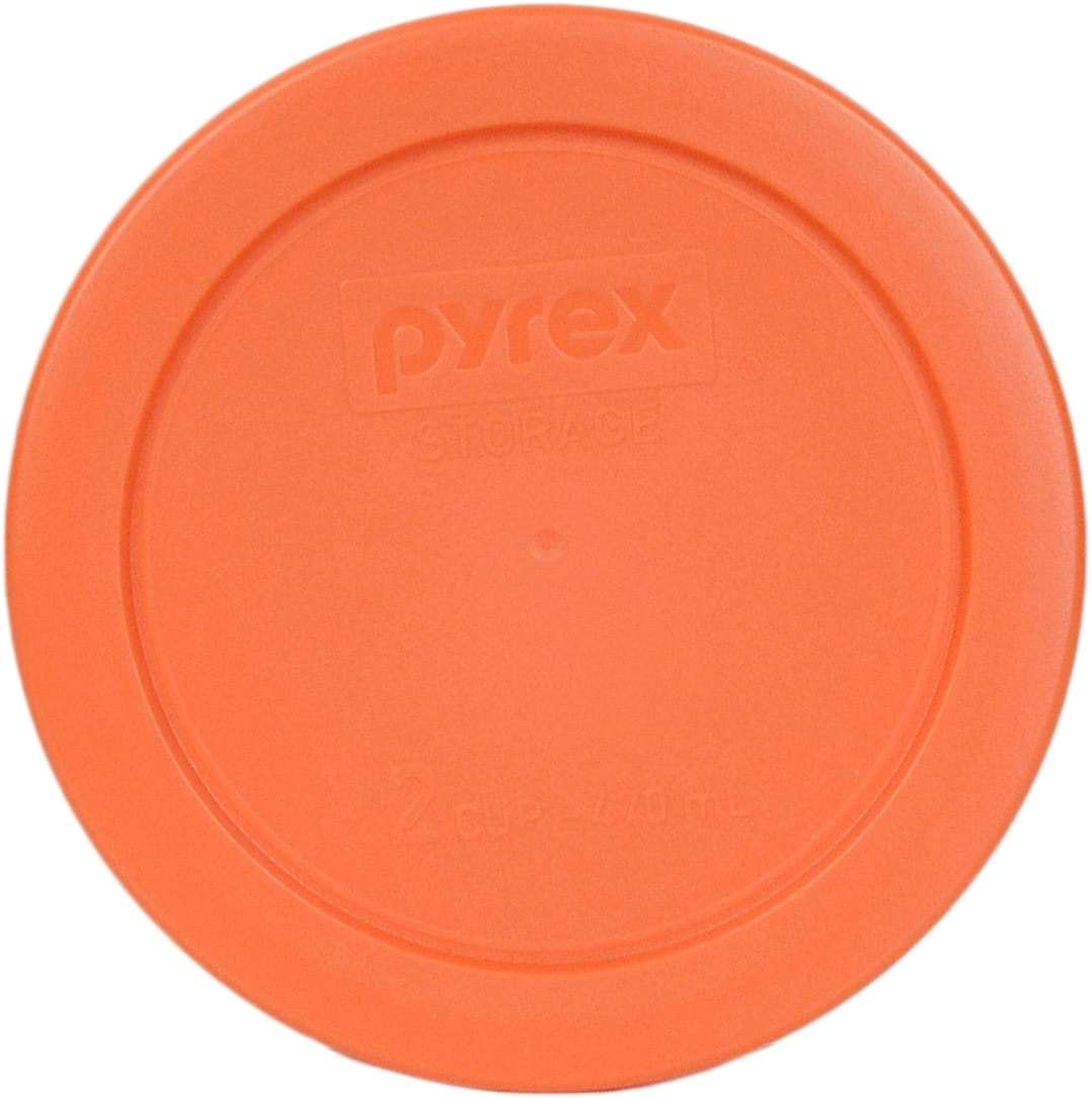 Pyrex Bundle (2) 7200-PC 2-Cup Orange (1) 7201-PC 4-Cup Cadet Blue, (1) 7210-PC 3-Cup Light Green, (1) 7211-PC 6-Cup Red Lid - Image 2