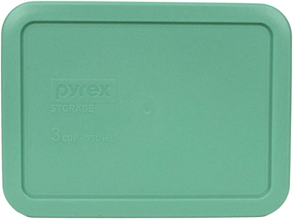 Pyrex Bundle (2) 7200-PC 2-Cup Orange (1) 7201-PC 4-Cup Cadet Blue, (1) 7210-PC 3-Cup Light Green, (1) 7211-PC 6-Cup Red Lid - Image 4