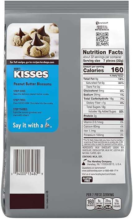 HERSHEY'S KISSES Milk Chocolate Candy Party Pack, 35.8 oz - Image 2