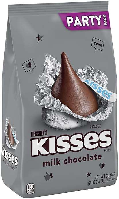 HERSHEY'S KISSES Milk Chocolate Candy Party Pack, 35.8 oz - Image 3