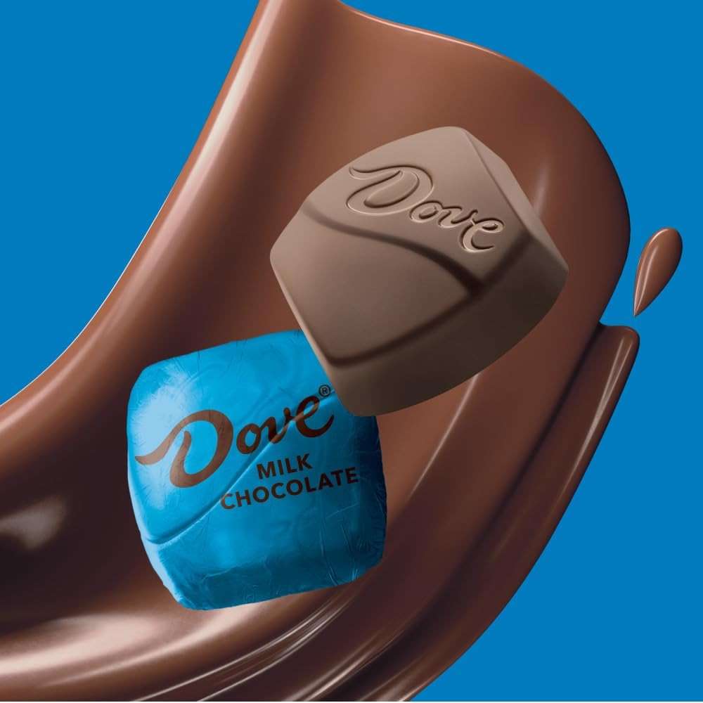 DOVE PROMISES Milk Chocolate Candy Individually Wrapped Bulk Pack (38.09 oz, 136 Piece) Bag - Image 5