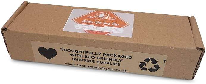 Organic Goat's Milk Soap Loaf - Cut Into 8 to 10 Soap Bars - Natural Ingredients - Hypoallergenic - 2 Pound Block - Image 5