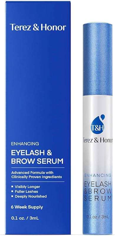 Advanced Eyelash Serum for Thicker, Longer Eyelashes and Eyebrows - Grow Luscious Lashes with Brow Enhancer (3mL) - Image 1