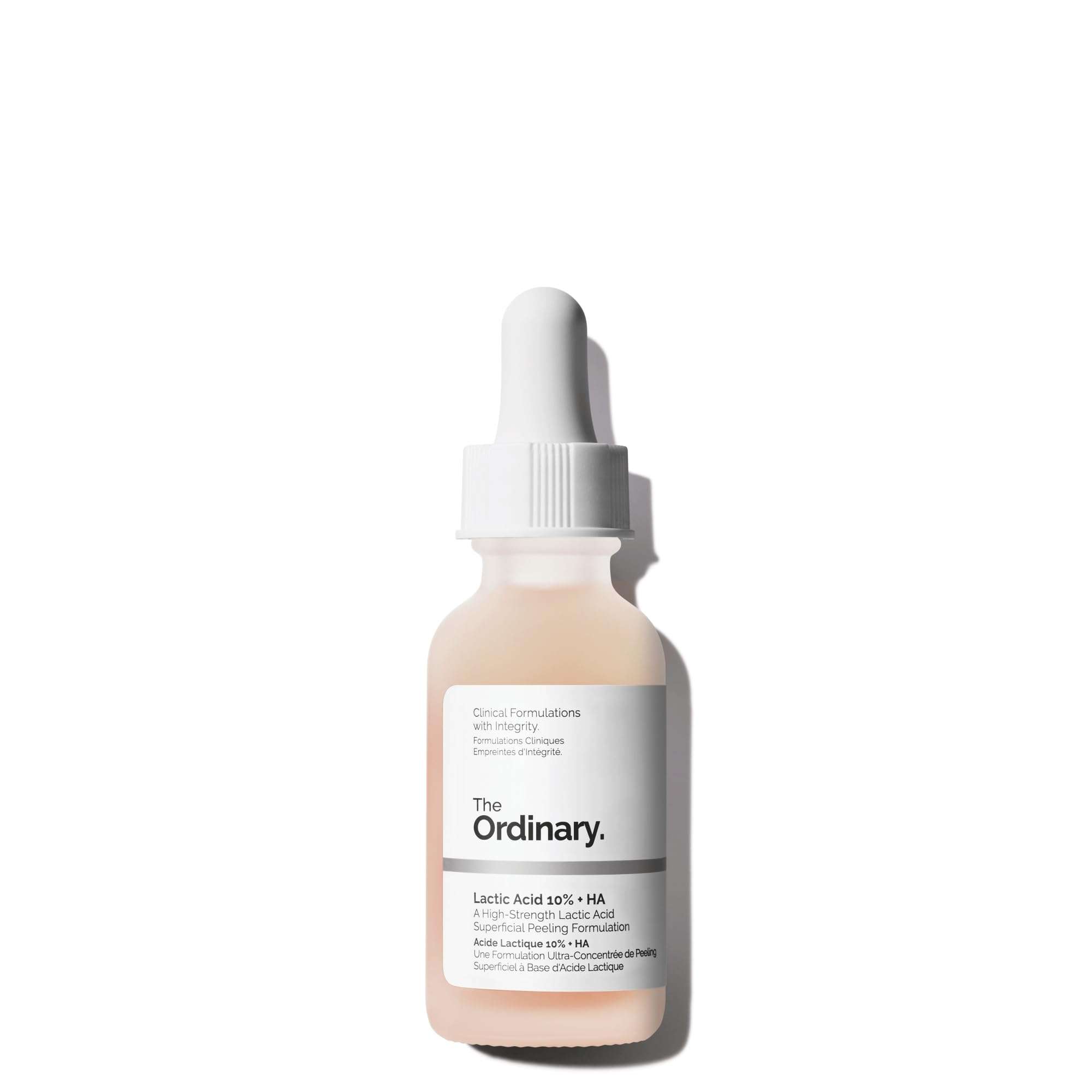 The Ordinary Lactic Acid 10% + Hyaluronic Acid 2%, High-Strength Exfoliating Serum for Smoother, Brighter Skin, 1 Fl Oz - Image 1