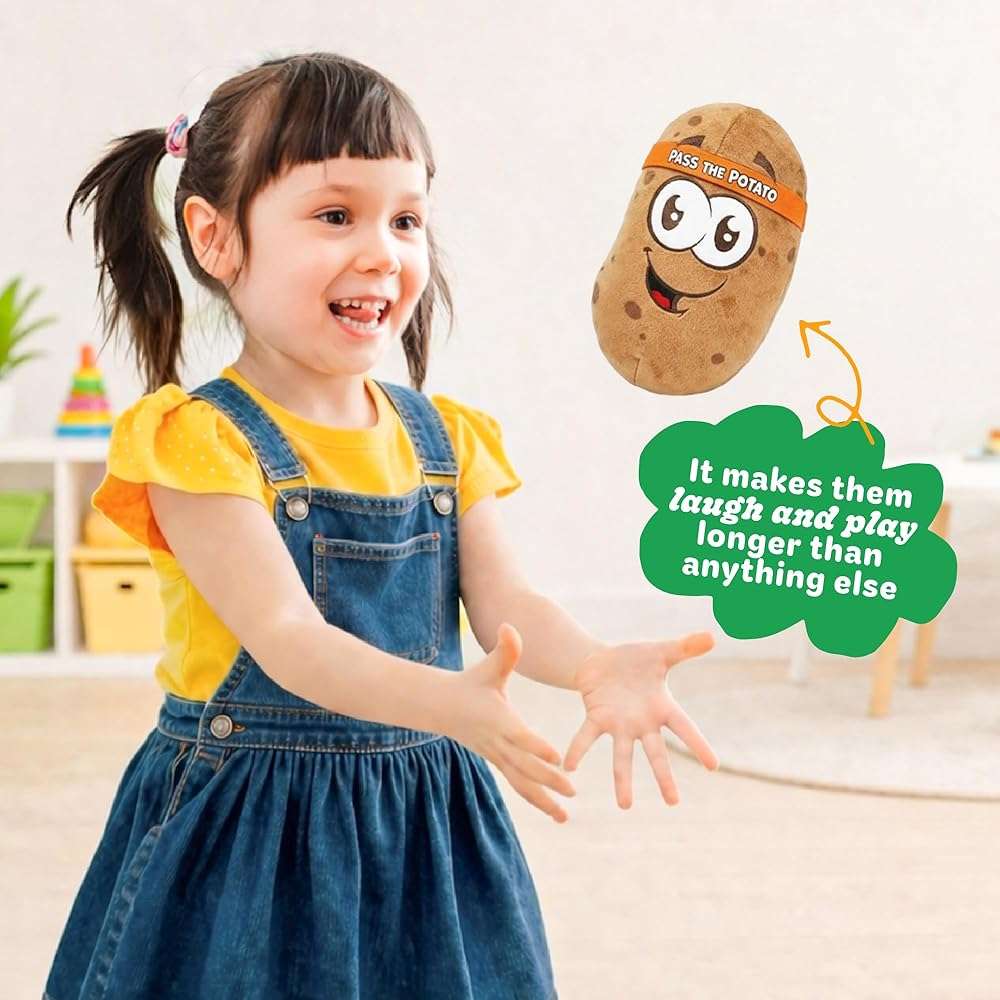 Move2Play, Pass The Potato | Hilariously Wild & Fun | Active Family Game for Kids Ages 3-8+ | Indoor Outdoor Toss Game | Party Games for Boys & Girls | Camping Travel Fun - Image 4