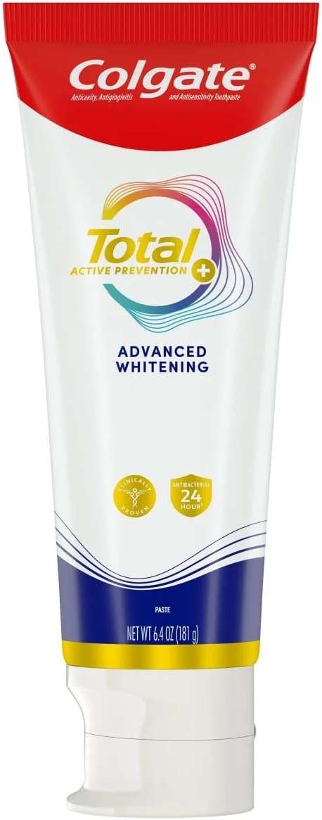 Colgate Total SF Advanced Whitening Toothpaste, 6.4 Ounce (Pack of 5) - Image 4