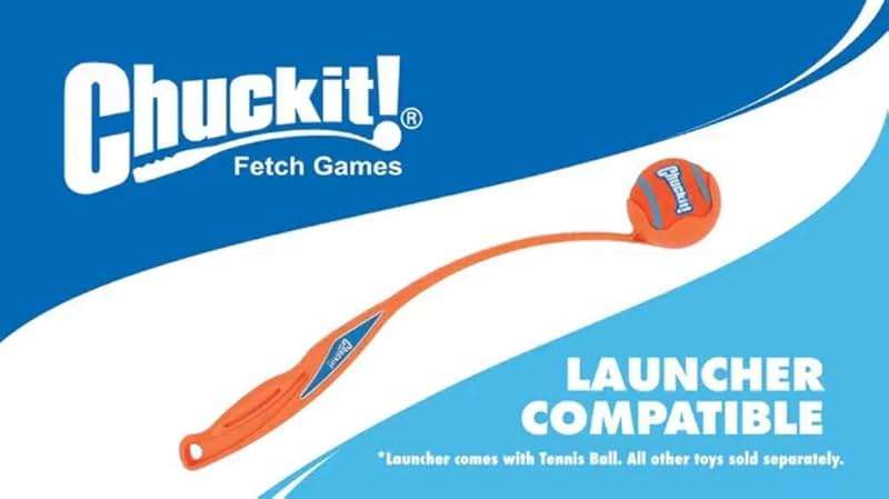 Chuckit! Dog Fetch Toy Whistler Ball Noisy Play Fits Launcher Medium 4 Balls2 - Image 5