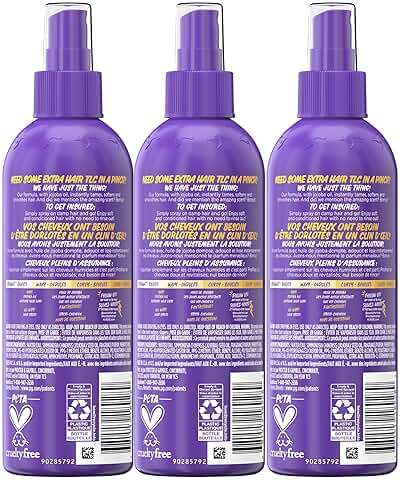 Aussie Hair Insurance Leave-In Conditioner Spray: Moisturizing Frizz Control & Detangler with Jojoba Oil (8 Fl Oz Each, 3-Pack) - Image 8