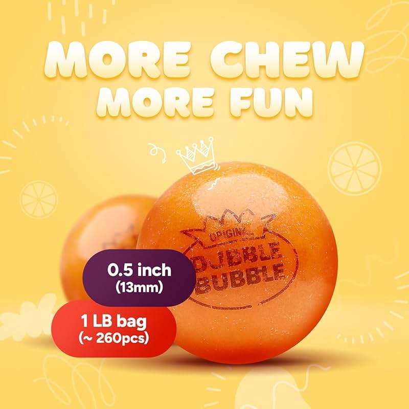 Gumballs for Gumball Machine Refill Bubble Gum 1lb - Image 3