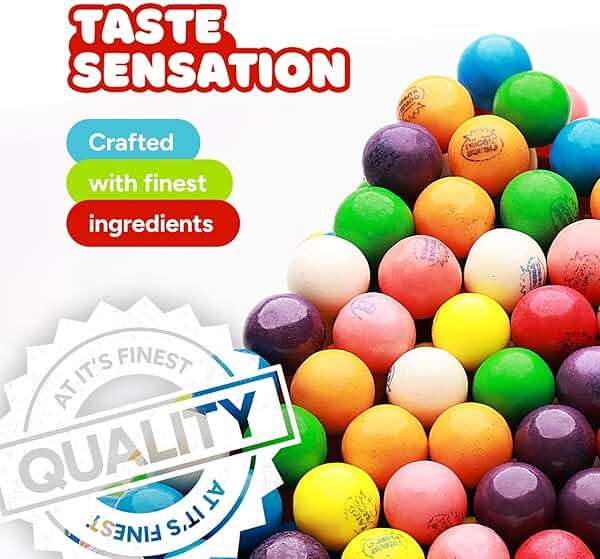 Gumballs for Gumball Machine Refill Bubble Gum 1lb - Image 5