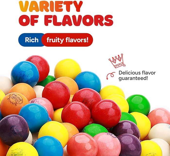 Gumballs for Gumball Machine Refill Bubble Gum 1lb - Image 8