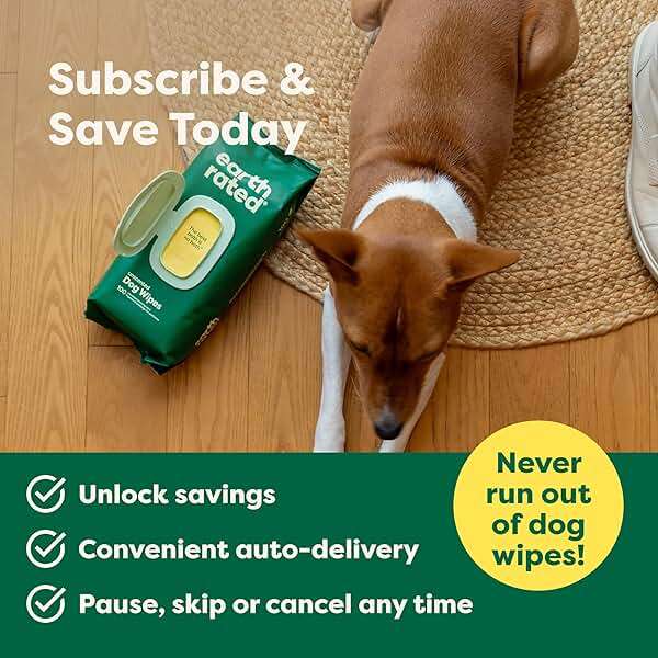 Earth Rated Pet Wipes for Dogs and Cats, Hypoallergenic, Cleaning and Hydrating, for Grooming Paws, Body and Butt, Unscented, 100 Count - Image 7