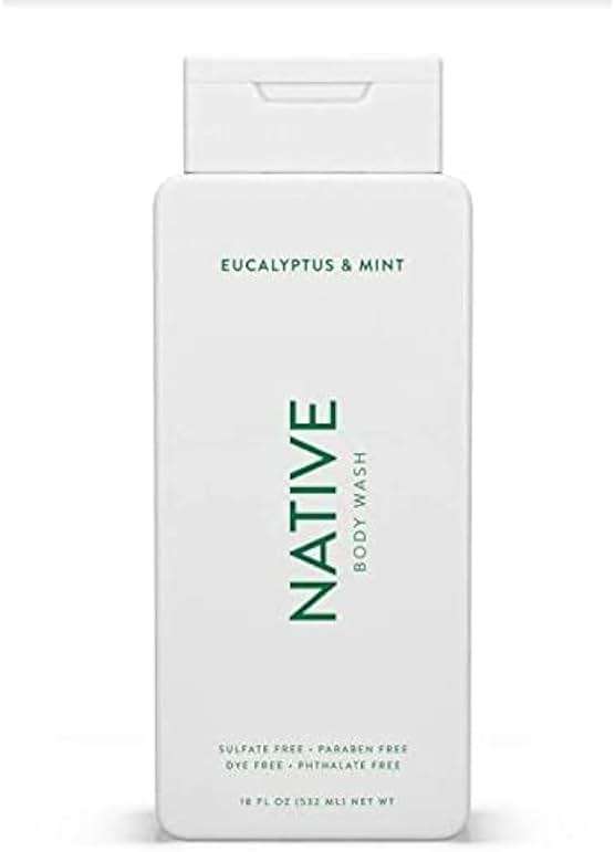 Native Body Wash - Eucalyptus & Mint - 11.5 oz (340ml), Hydrating - Image 1