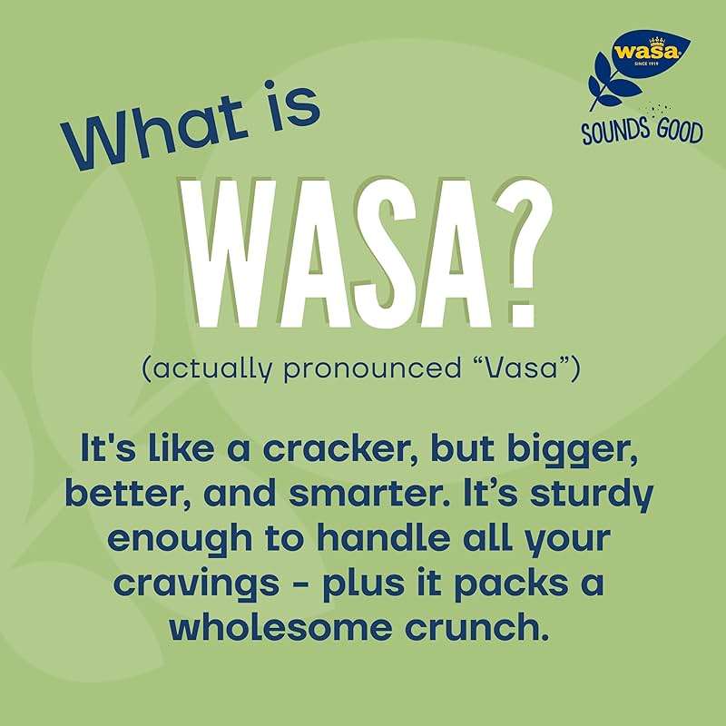 Wasa Crisp’n Light 7 Grains Crispbread, 4.9 oz (Pack of 4), Crackers, Non-GMO Ingredients, 7 Grain Blend, 20 Calories per Slice - Image 5