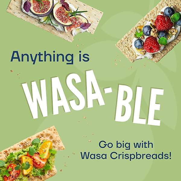 Wasa Crisp’n Light 7 Grains Crispbread, 4.9 oz (Pack of 4), Crackers, Non-GMO Ingredients, 7 Grain Blend, 20 Calories per Slice - Image 6