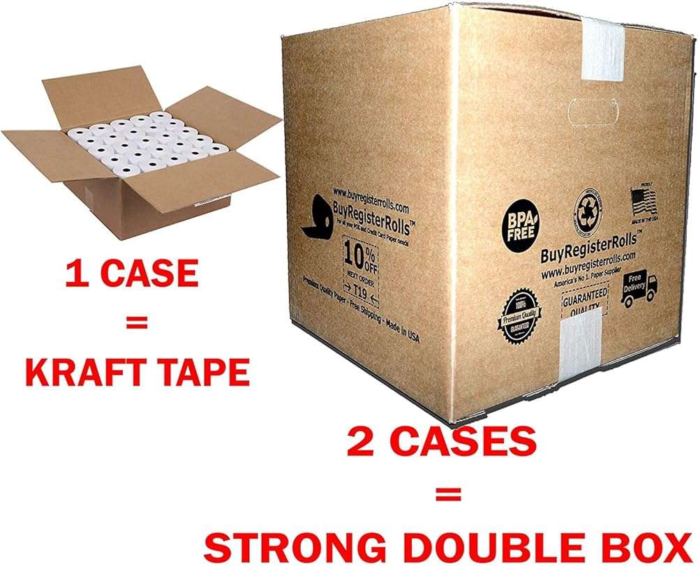 2 5/16" x 400' thermal receipt paper rolls (12 Rolls) for Dresser Wayne Gas System Receipt Paper/Island Printer Pay-At-The-Pump Thermal Paper BPA Free - Image 2