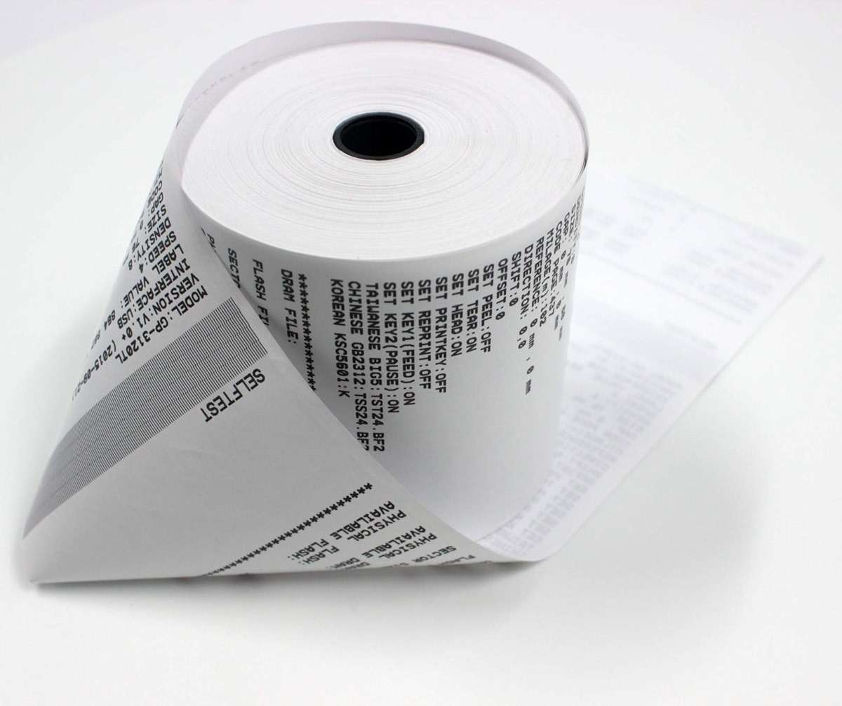 2 5/16" x 400' thermal receipt paper rolls (12 Rolls) for Dresser Wayne Gas System Receipt Paper/Island Printer Pay-At-The-Pump Thermal Paper BPA Free - Image 3