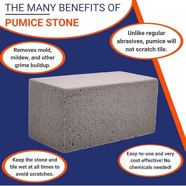 Pumie 2-Pack Pumice Stone for Pool Tile Cleaning - Calcium Remover for Tile & Plaster Stain - Cleaner for Calcium Build Up - Grout & Concrete Scouring - Pool Blok PB-12-5.75x2.87x2.87 - Image 4