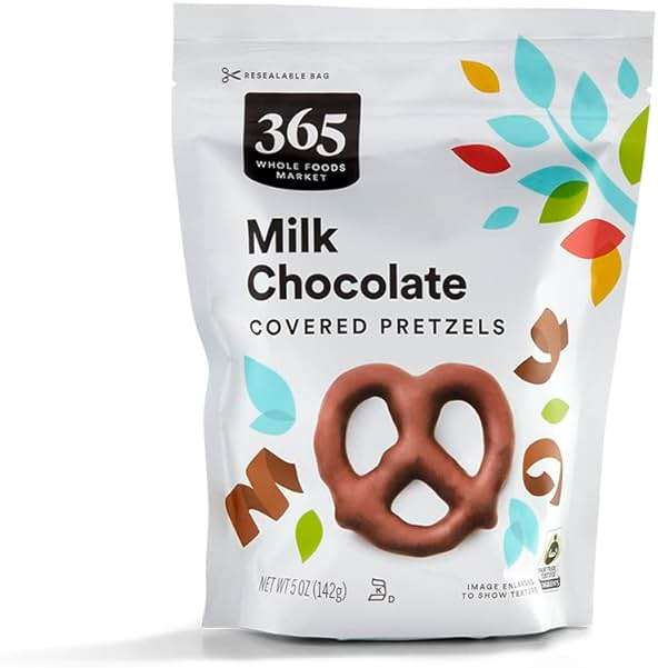 365 by Whole Foods Market, Milk Chocolate Pretzels, 5 Ounce - Image 1