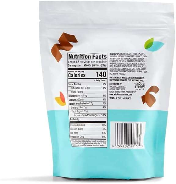 365 by Whole Foods Market, Milk Chocolate Pretzels, 5 Ounce - Image 2