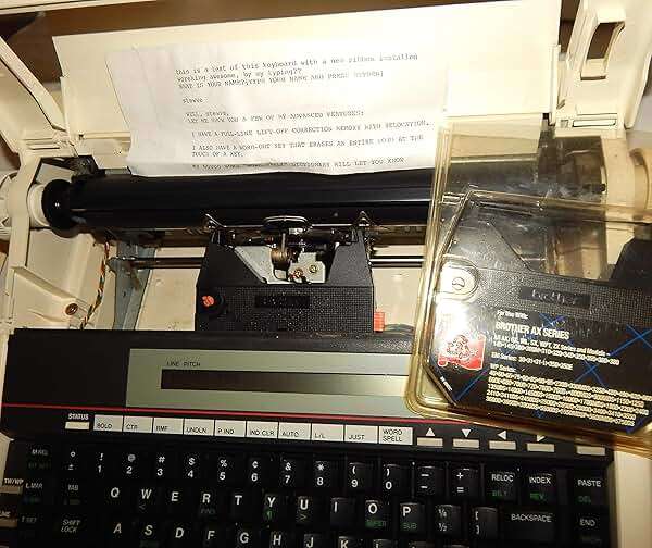 Brother Electric Typewriter Correctronic Word Processing Model 360 LCD Readout Screen and New Cartridge (Renewed) - Image 5