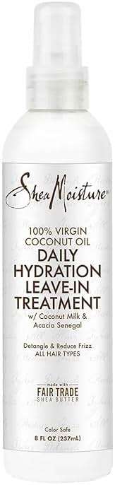 Shea Moisture 100% Virgin Coconut Oil Leave-in Treatment, 8 Ounce - Image 1